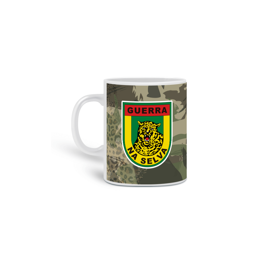 Nome do produto: Caneca Guerra na Selva