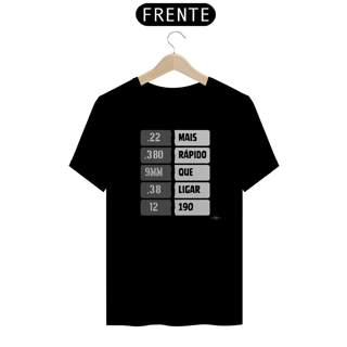 Nome do produto Camiseta Pense Rápido