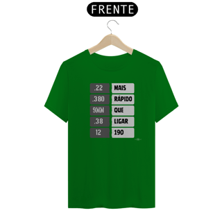Nome do produto Camiseta Pense Rápido