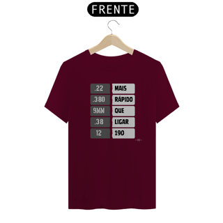 Nome do produto Camiseta Pense Rápido