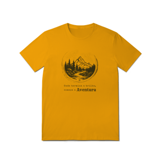 Nome do produtoCamiseta Onde termina a trilha começa a Aventura