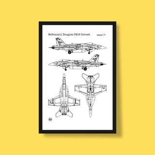 Nome do produtoPoster F/A-18 Hornet - Predador Naval