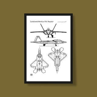 Nome do produtoPoster F-22 Raptor - Supremacia Aérea