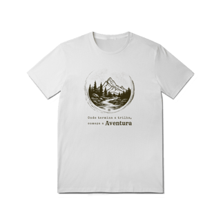 Nome do produtoCamiseta Onde termina a trilha começa a Aventura