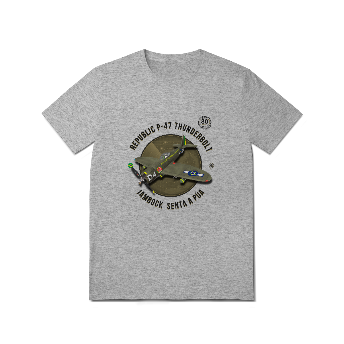 Nome do produto: Camiseta P47-Thunderbolt Jambock Senta a Púa