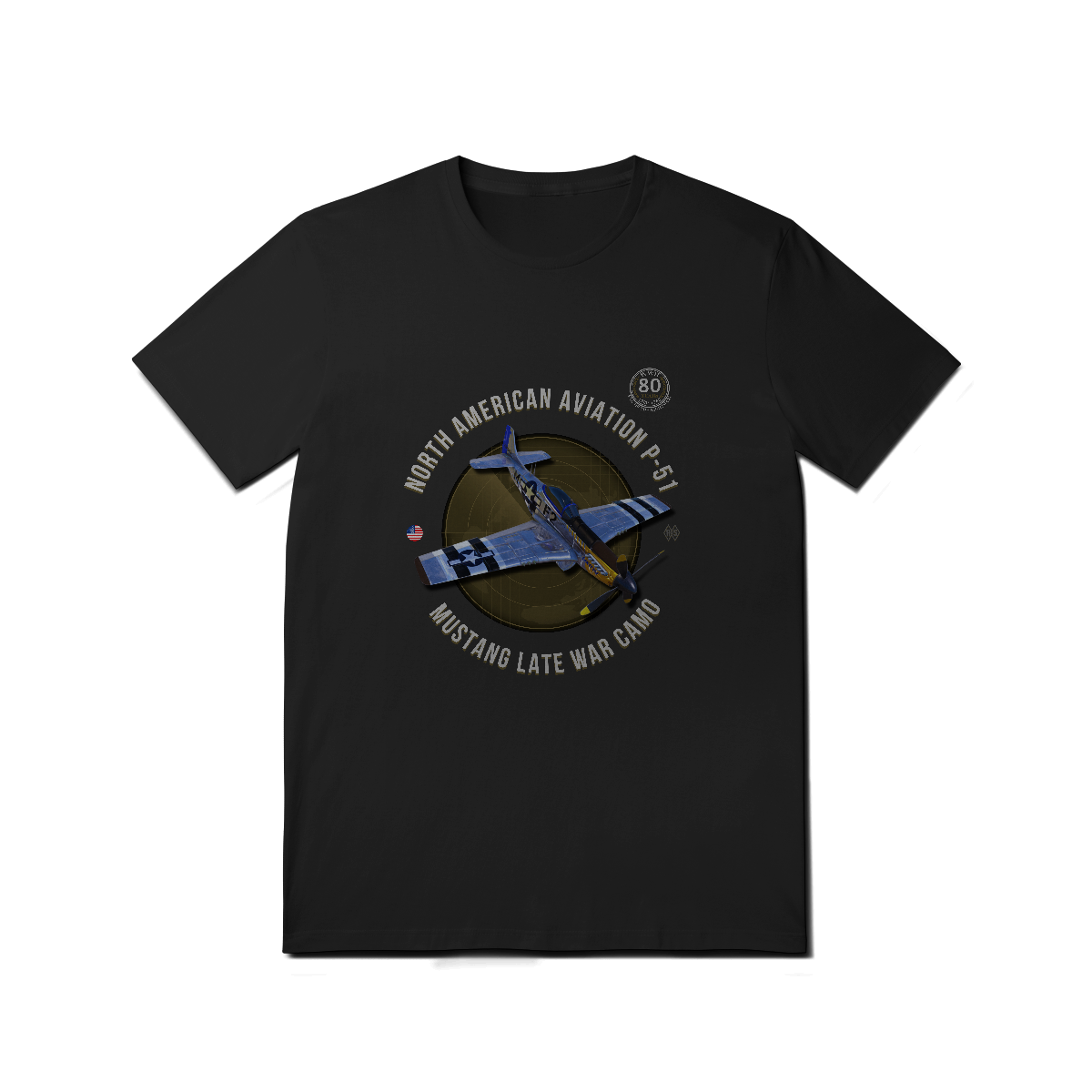Nome do produto: Camiseta P-51 Mustang