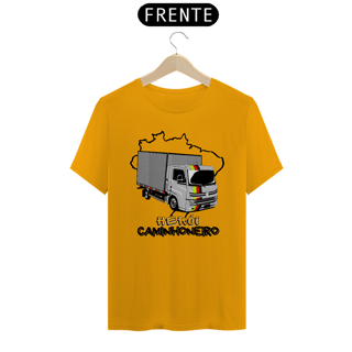Nome do produto Camiseta Herói Caminhoneiro Baú 3/4