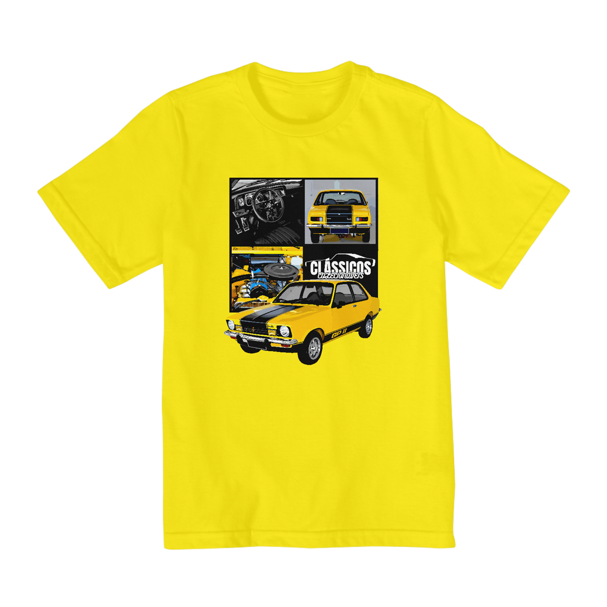 Nome do produto: Camiseta Infantil GM Chevette GP