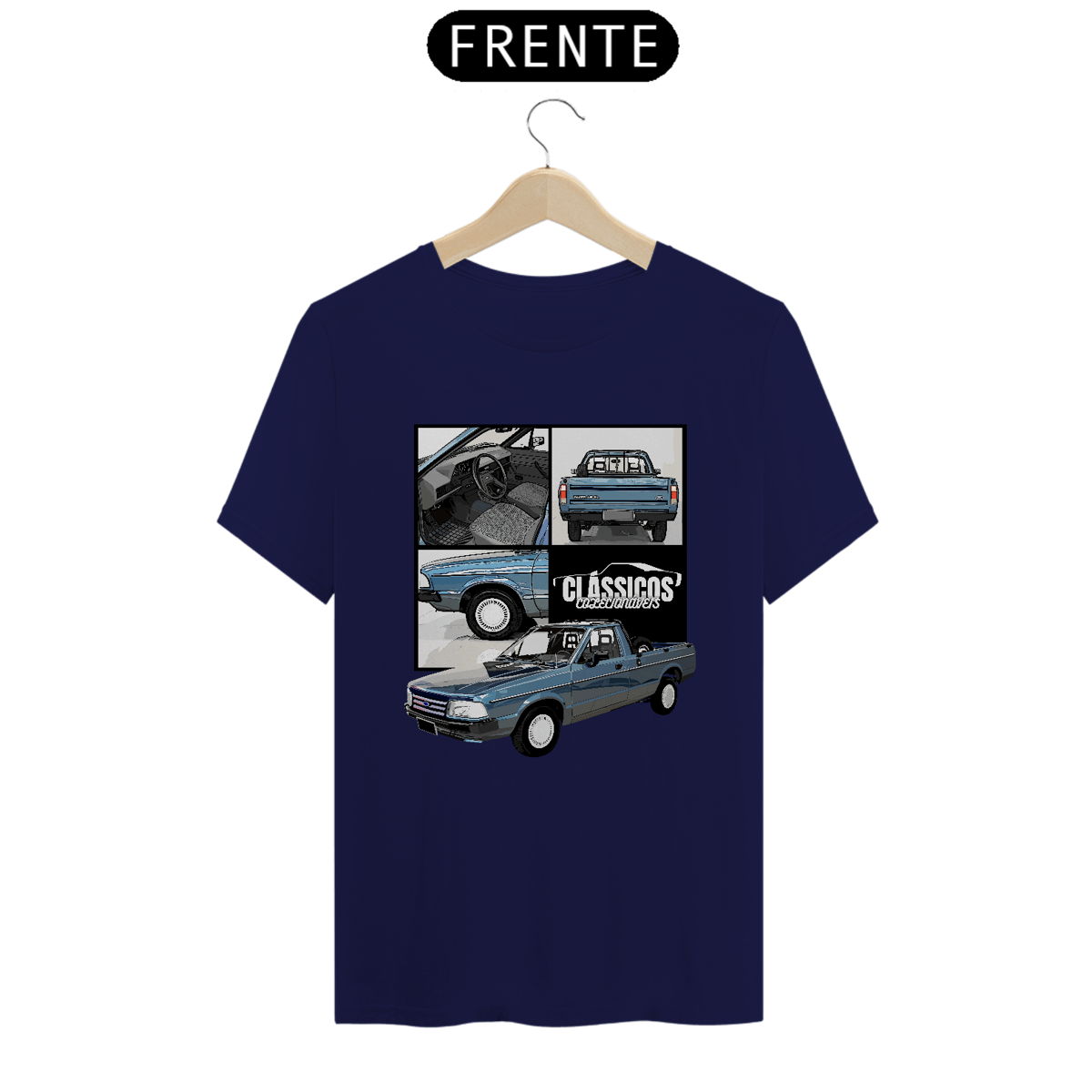 Nome do produto: Camiseta Clássicos Ford Pampa