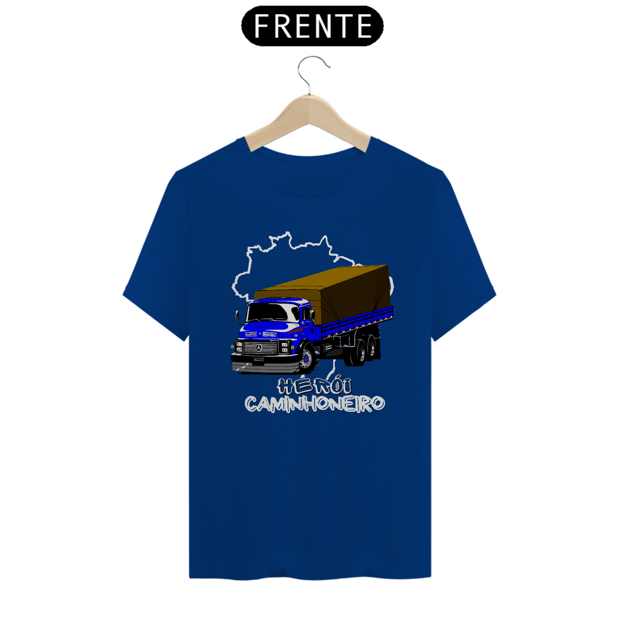 Nome do produto: Camiseta Herói Caminhoneiro MB 1518