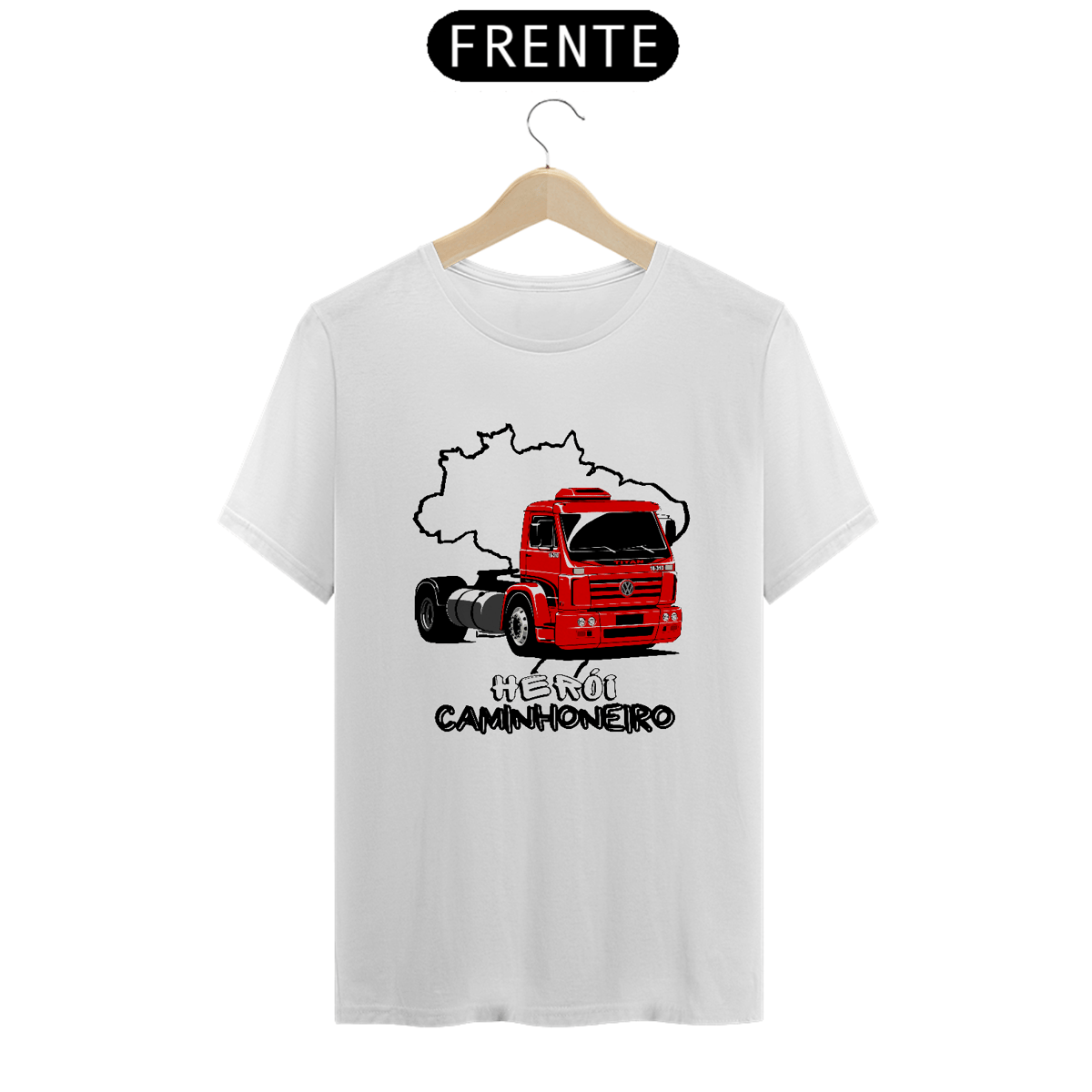 Nome do produto: Camiseta Herói Caminhoneiro VW Titan