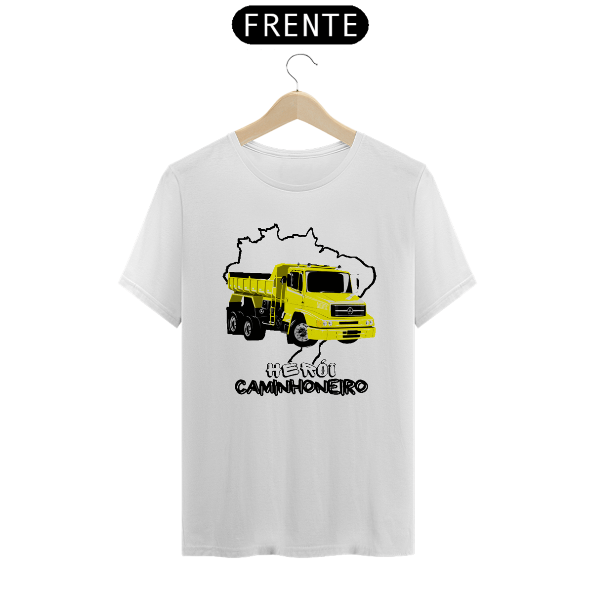 Nome do produto: Camiseta Herói Caminhoneiro MB 1620