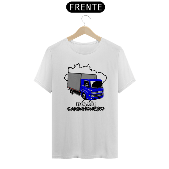 Camiseta Herói Caminhoneiro Baú 3/4