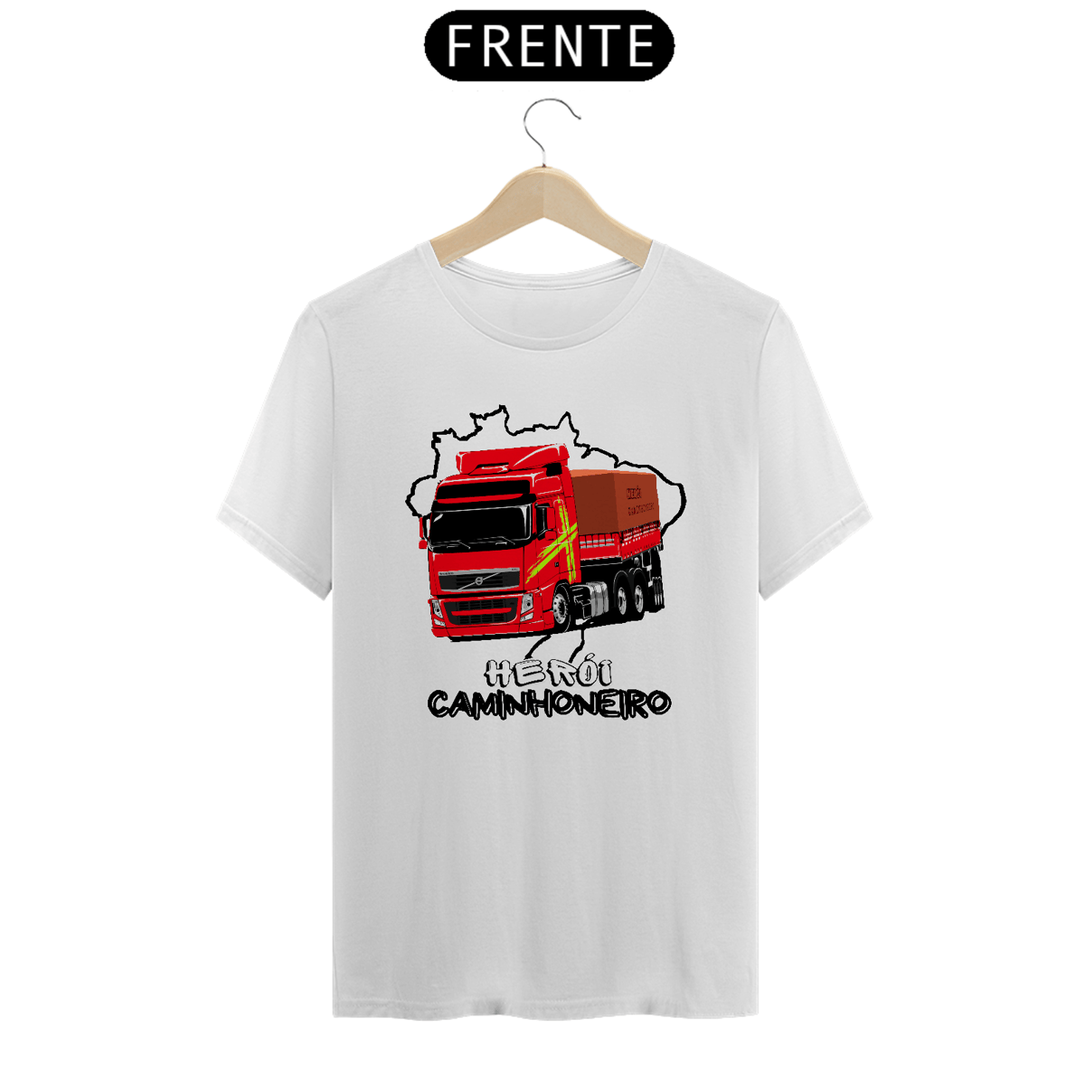 Nome do produto: Camiseta Herói Caminhoneiro FH 12