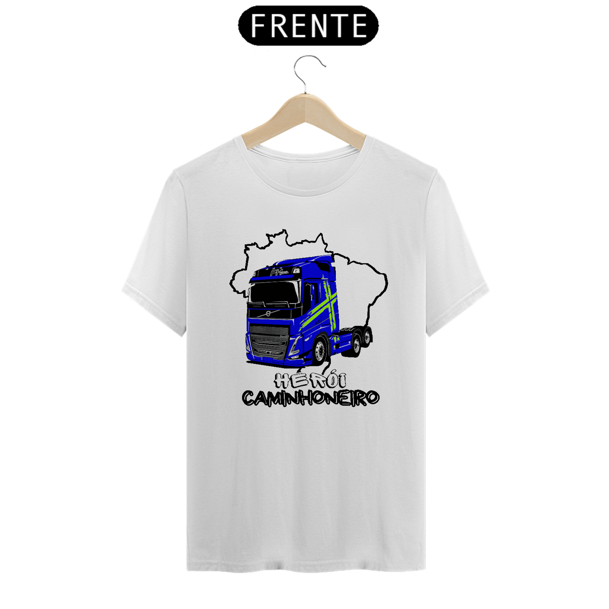 Nome do produto: Camiseta Herói Caminhoneiro FH 16