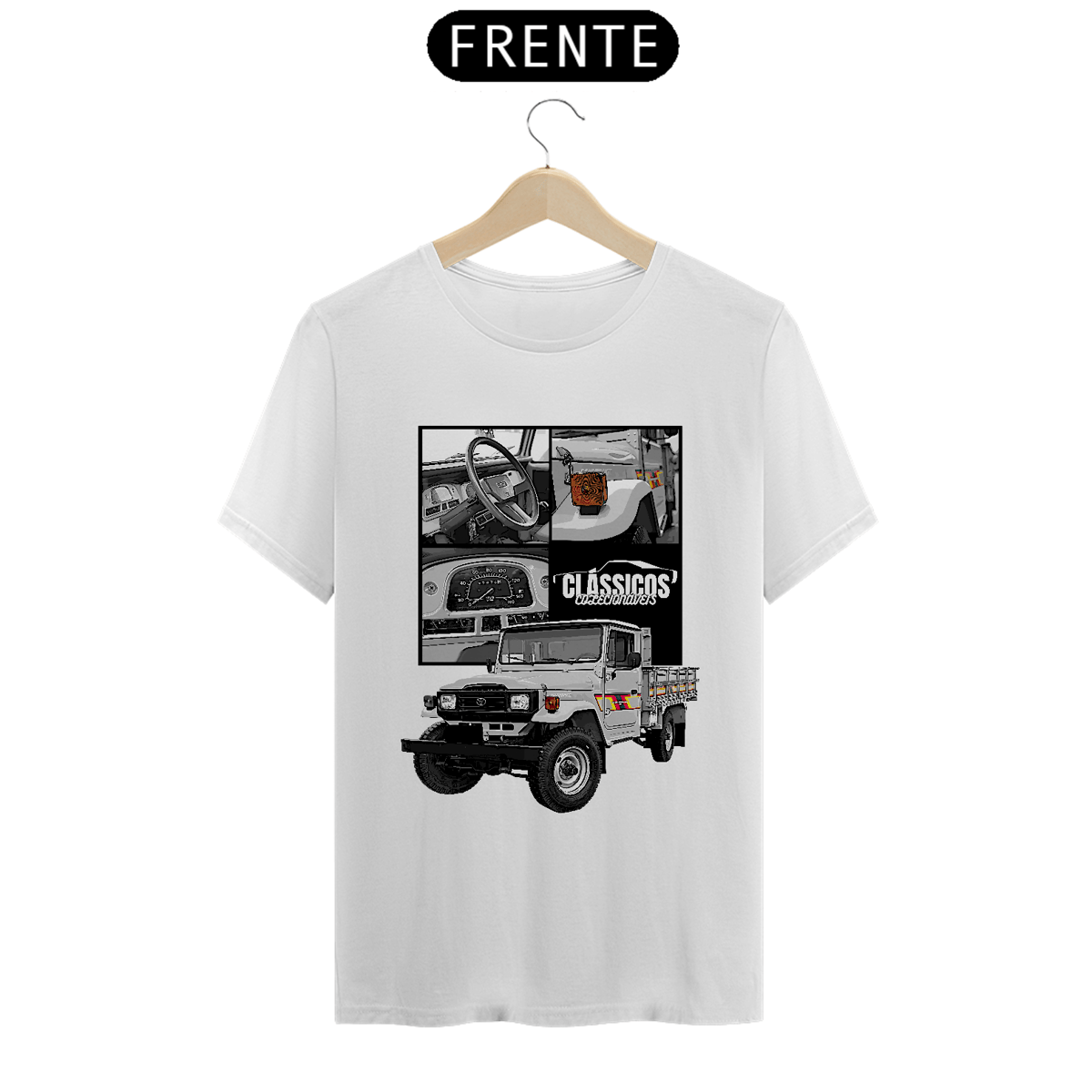 Nome do produto: Camiseta Clássicos Toyota Bandeirante