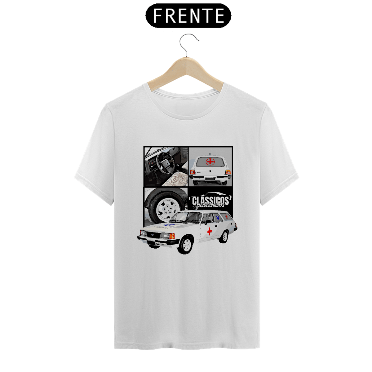 Nome do produto: Camiseta Clássicos GM Caravan Ambulância