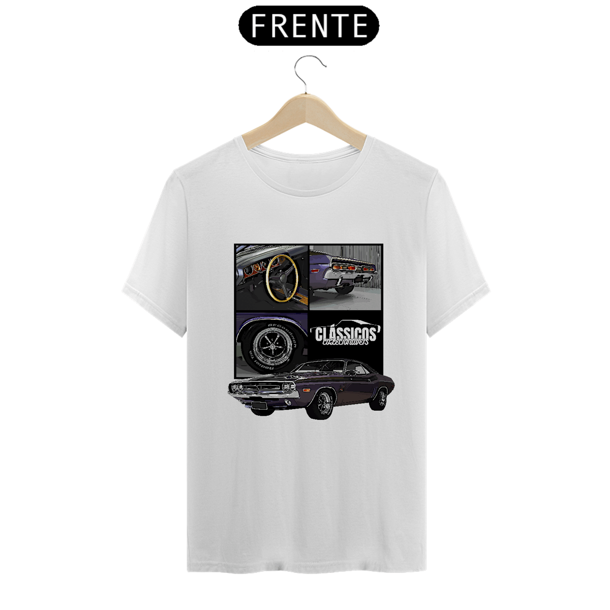 Nome do produto: Camiseta Clássicos Dodge Challenger