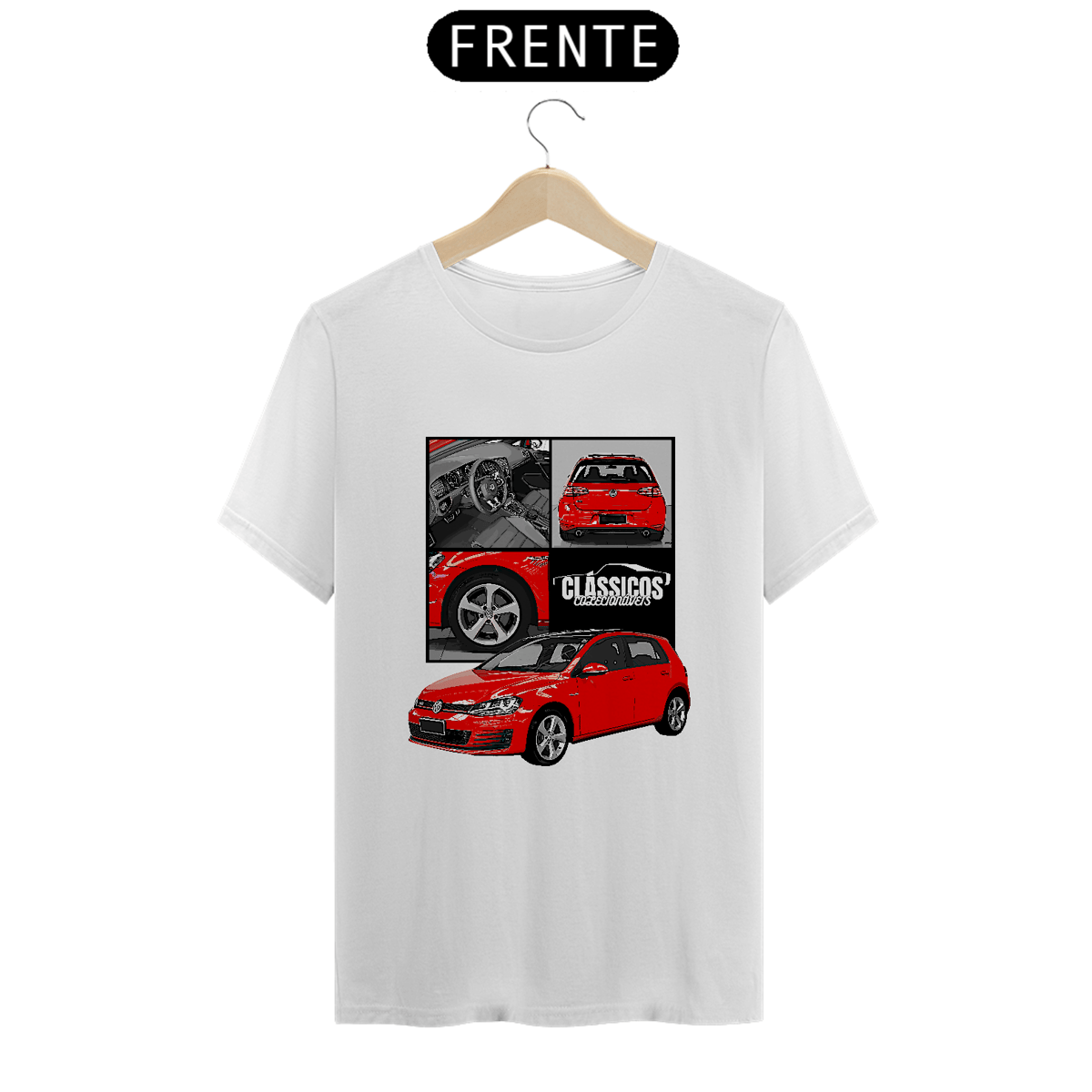 Nome do produto: Camiseta Clássicos VW Golf GTi