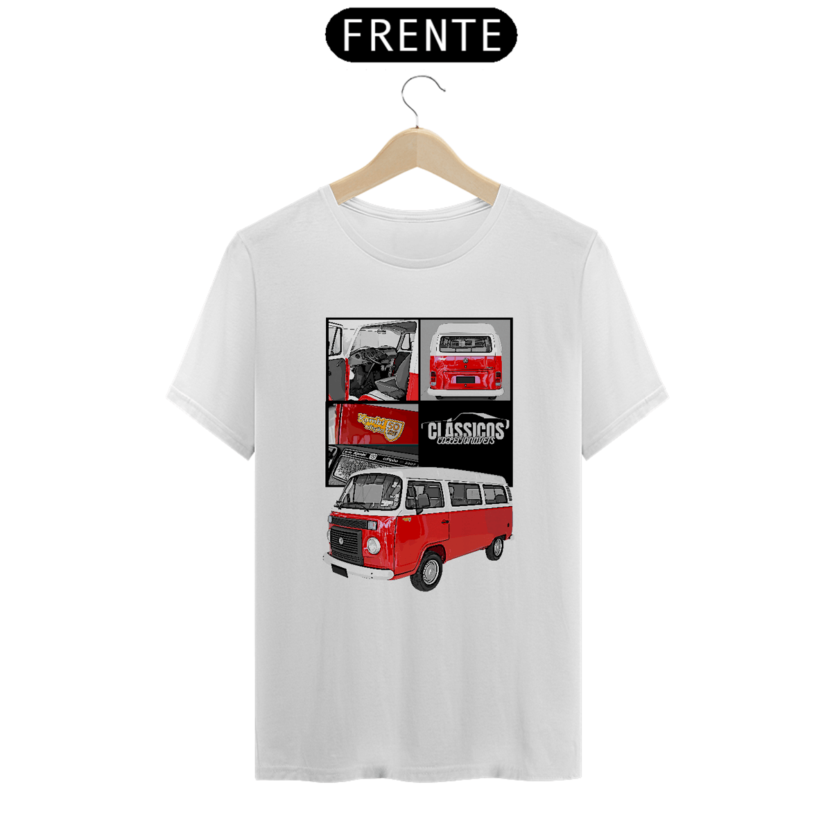 Nome do produto: Camiseta Clássicos Kombi 50Anos