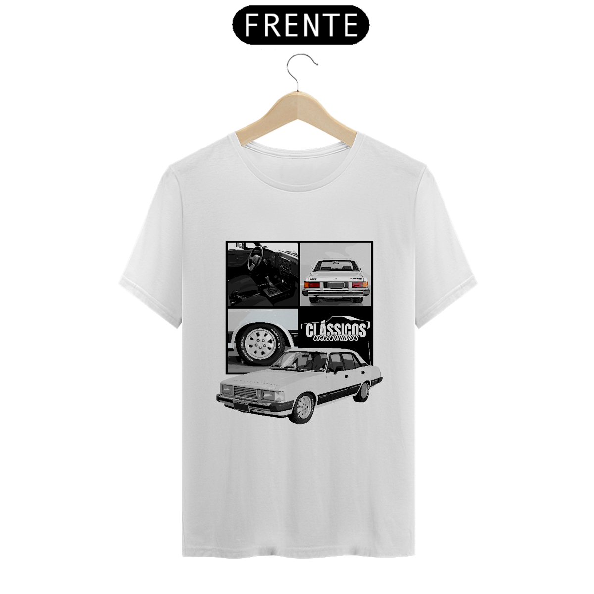 Nome do produto: Camiseta Clássicos GM Opala Diplomata 1987