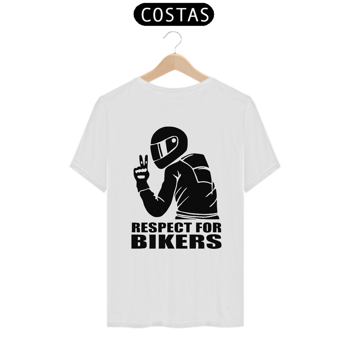 Nome do produto: Camiseta Respect For Bikers