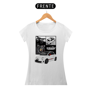 Camiseta feminina Fiat 500 Abarth