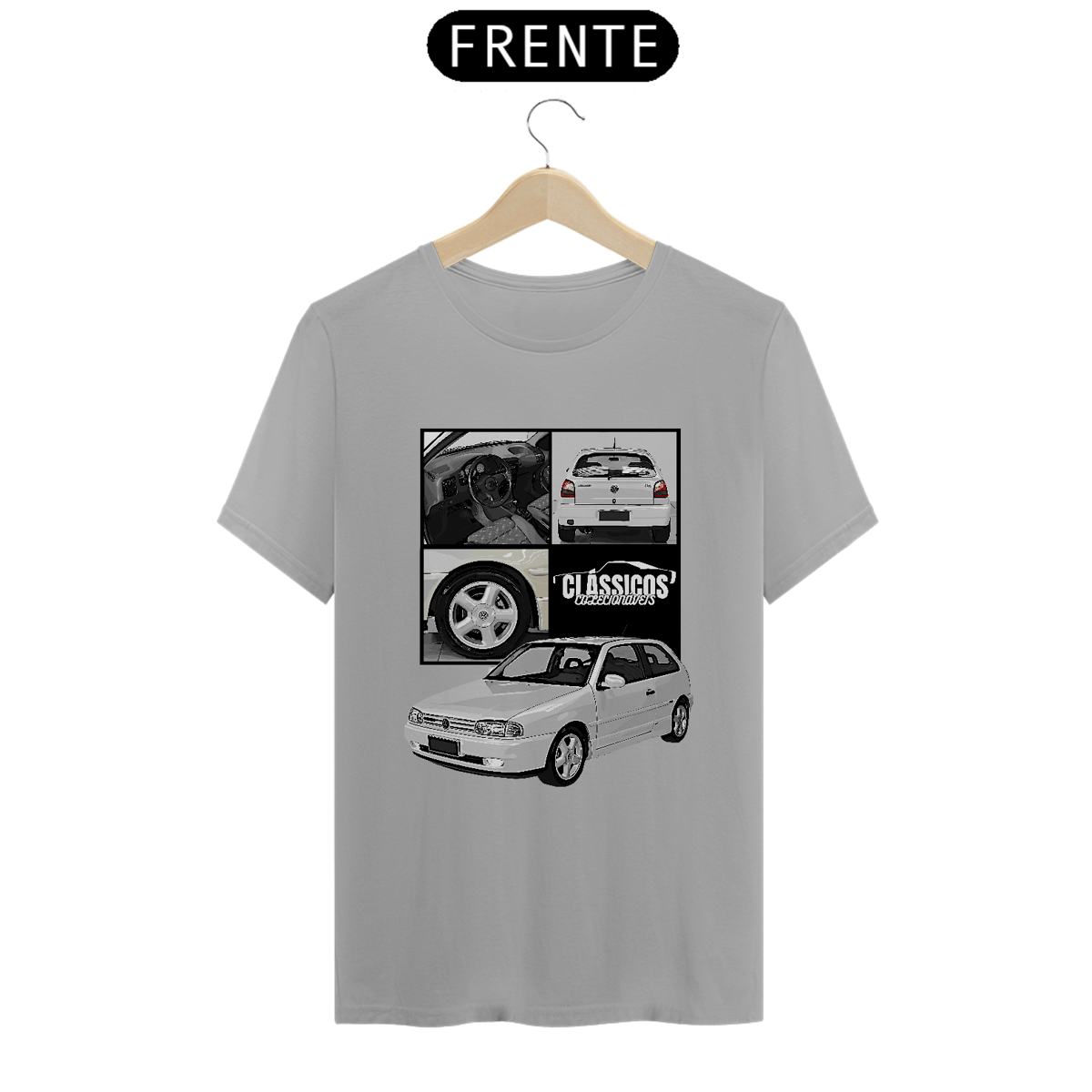 Nome do produto: Camiseta Clássicos VW Gol Bola GTI