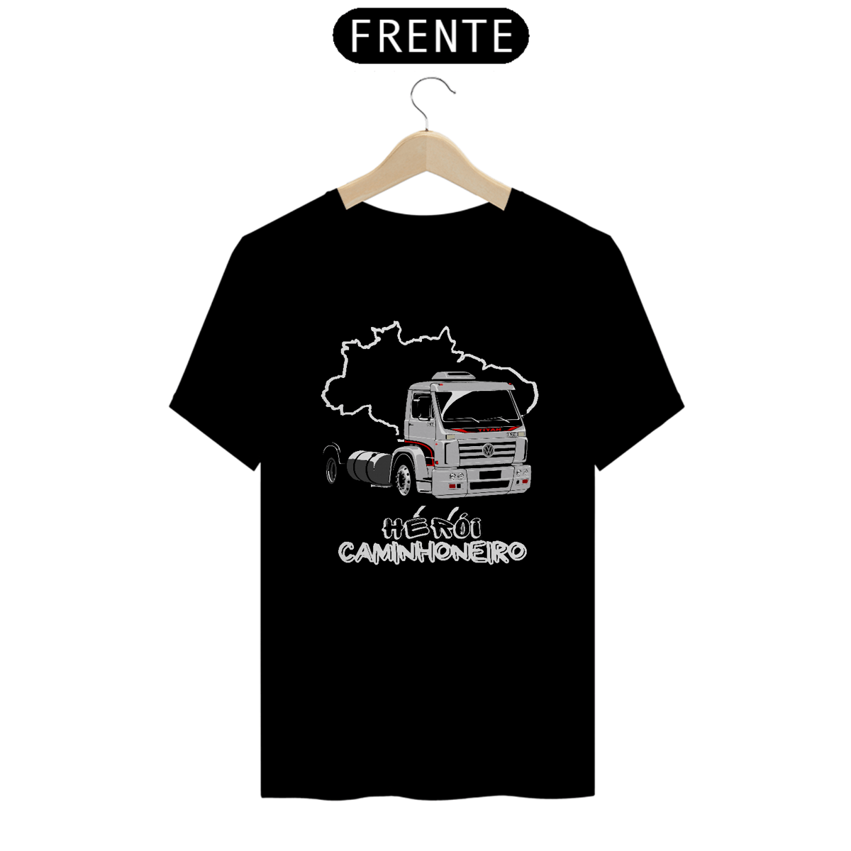 Nome do produto: Camiseta Herói Caminhoneiro VW Titan