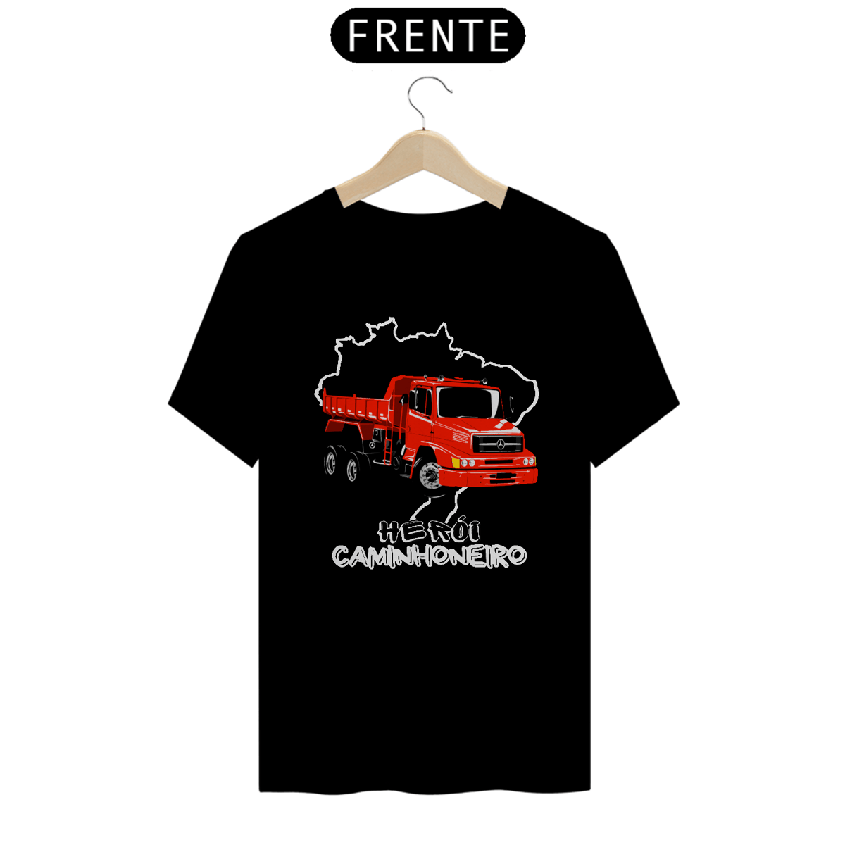 Nome do produto: Camiseta Herói Caminhoneiro MB 1620