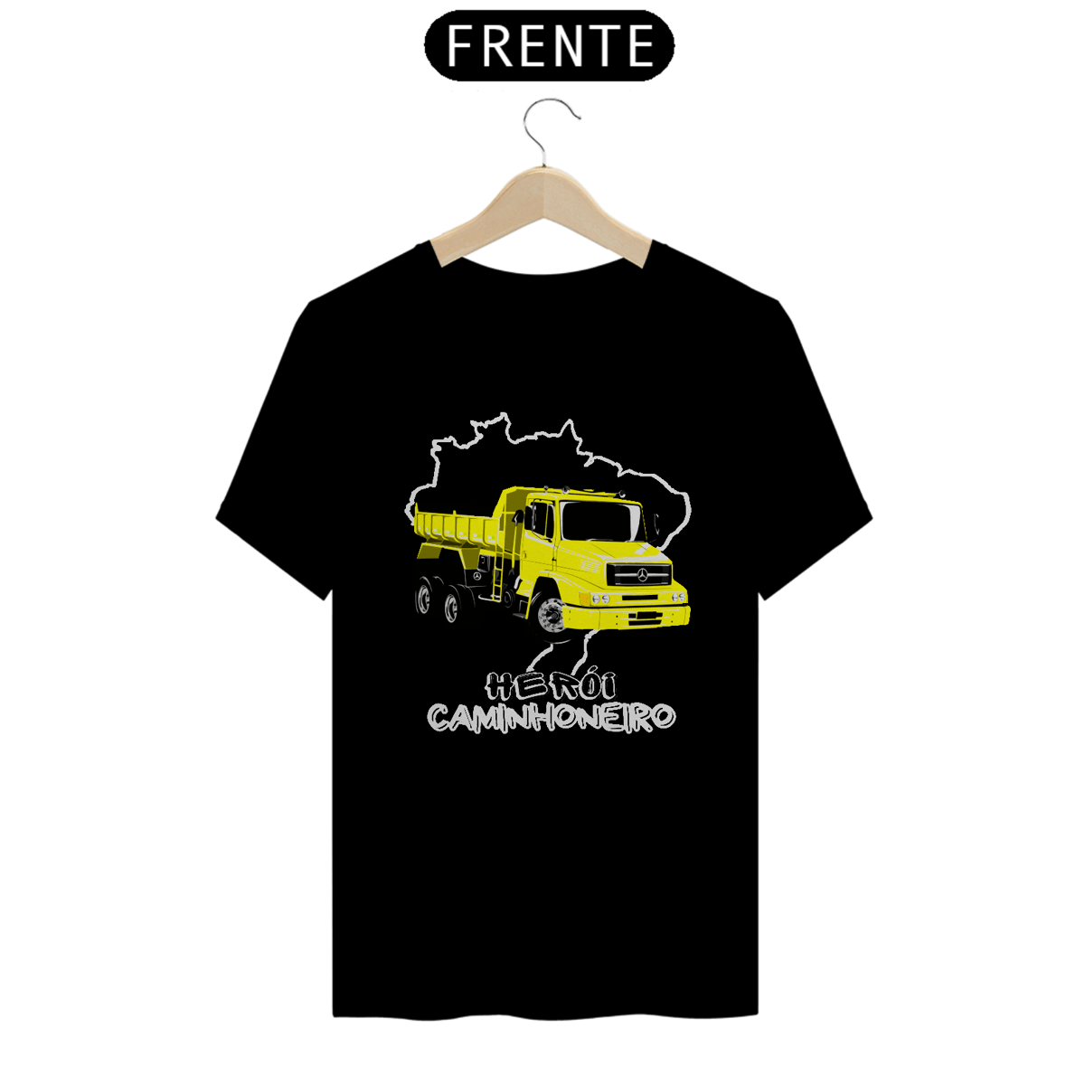 Nome do produto: Camiseta Herói Caminhoneiro MB 1620