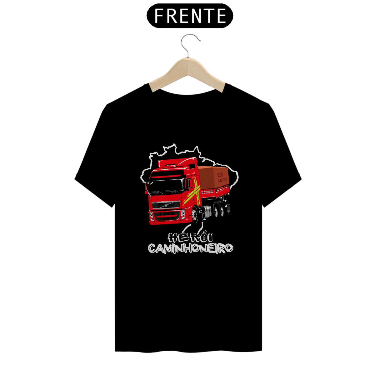 Nome do produto: Camiseta Herói Caminhoneiro FH 12