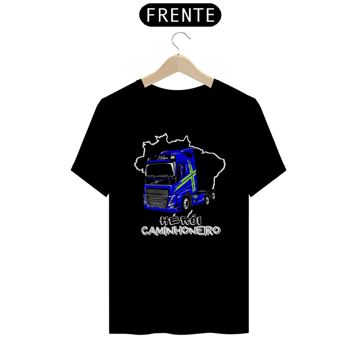 Nome do produto: Camiseta Herói Caminhoneiro FH 16
