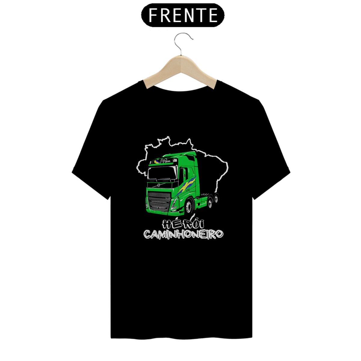 Nome do produto: Camiseta Herói Caminhoneiro FH 16