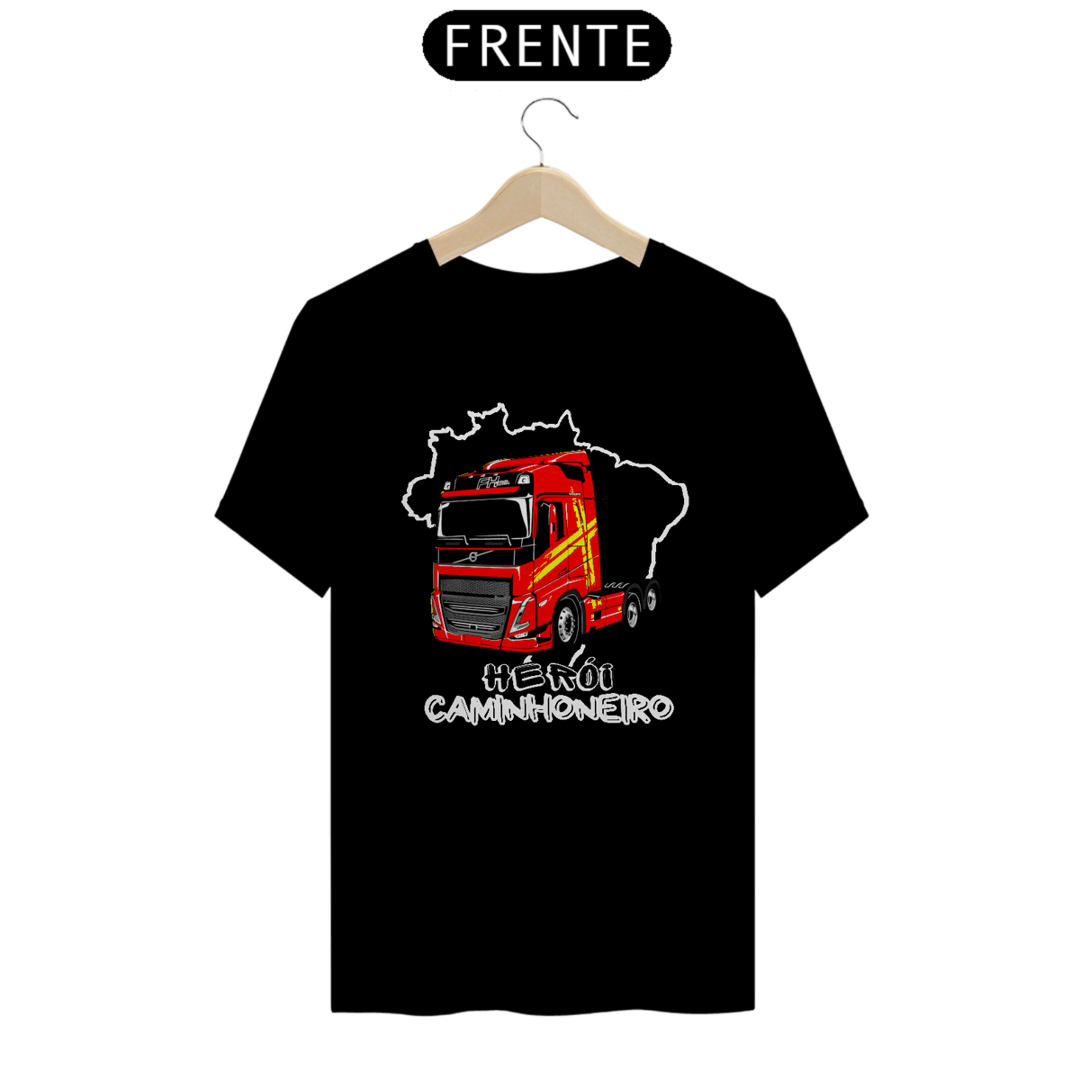 Nome do produto: Camiseta Herói Caminhoneiro FH 16