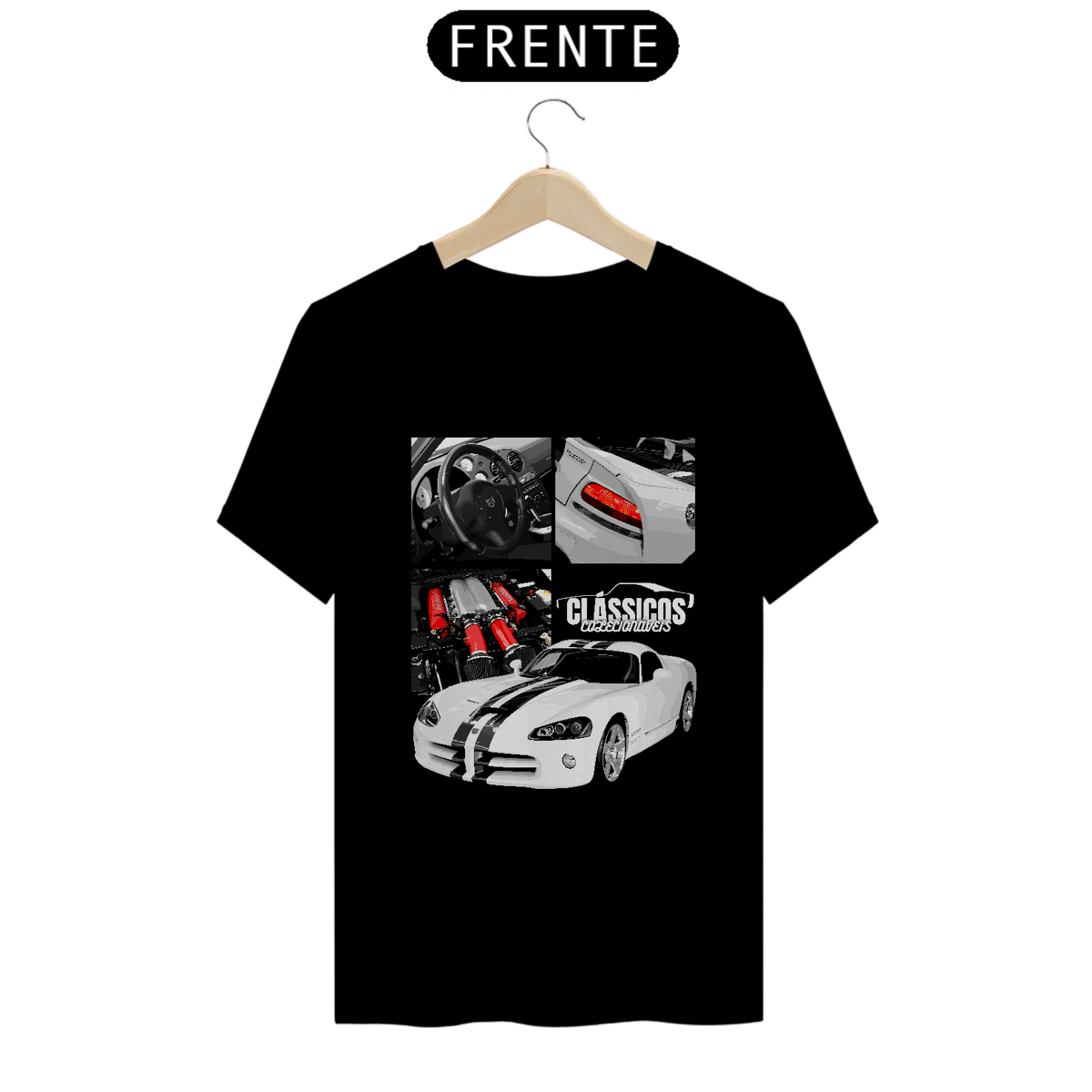 Nome do produto: Camiseta Clássicos Dodge Viper