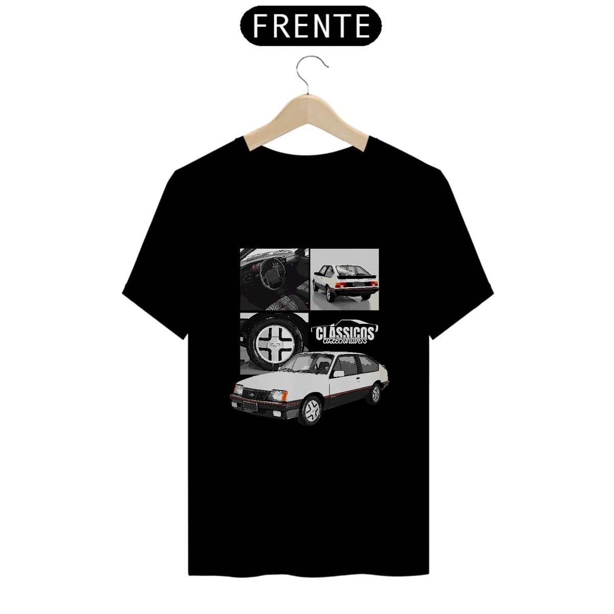 Nome do produto: Camiseta Clássicos GM Monza Hatch