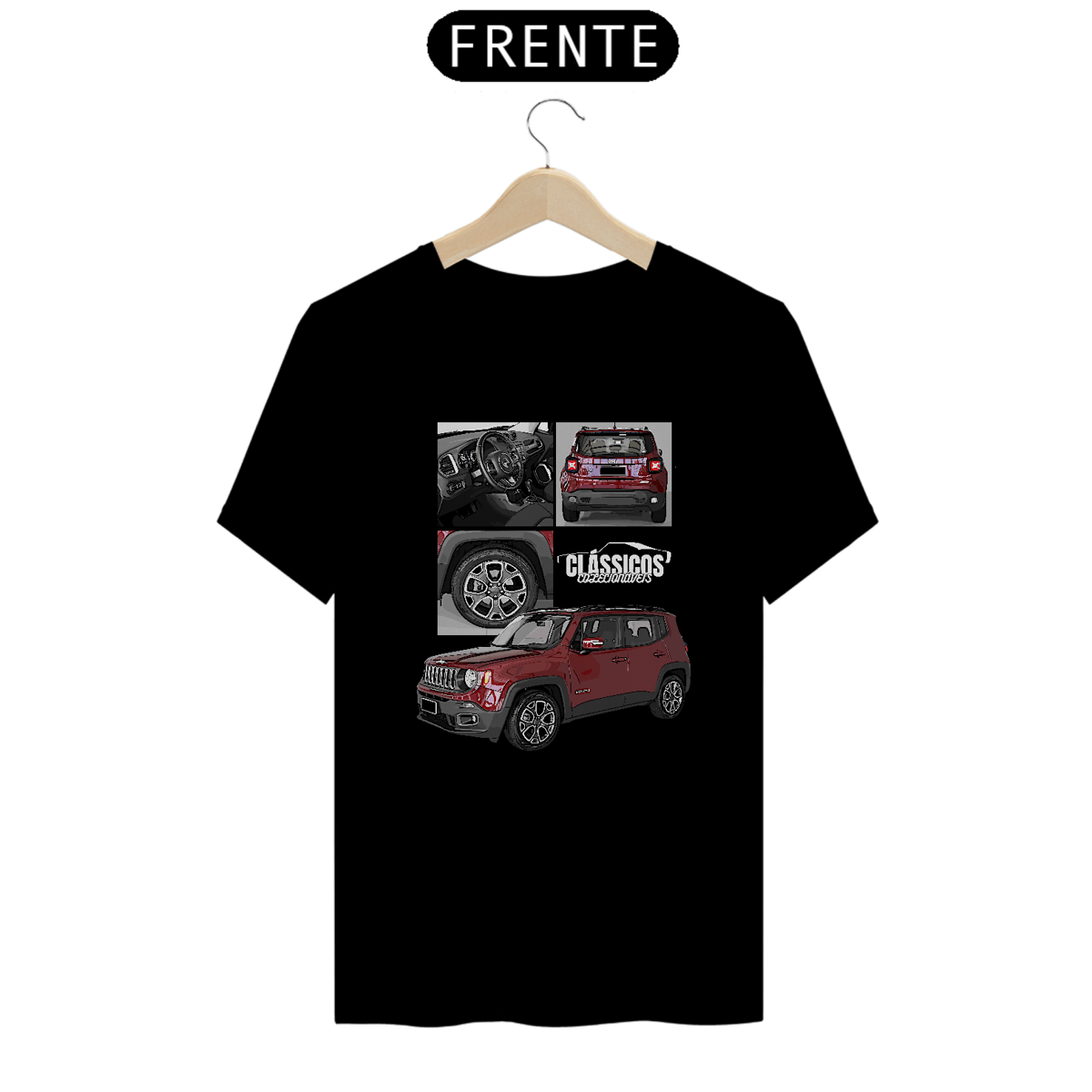 Nome do produto: Camiseta Clássicos Jeep Renegade