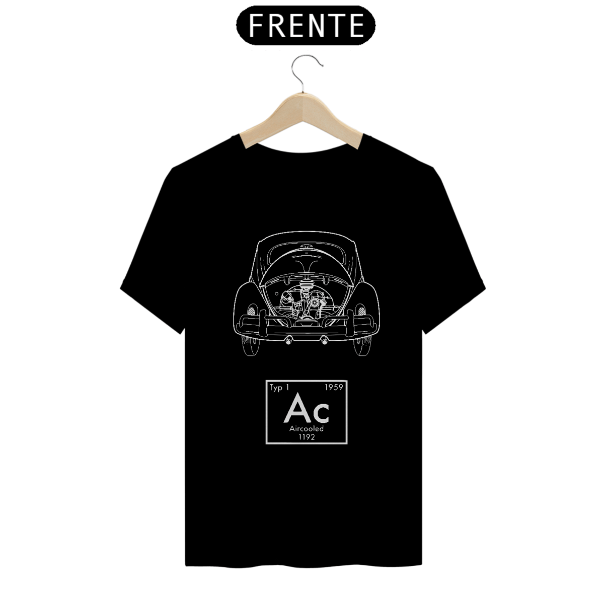 Nome do produto: Camiseta Fusca Aircooled