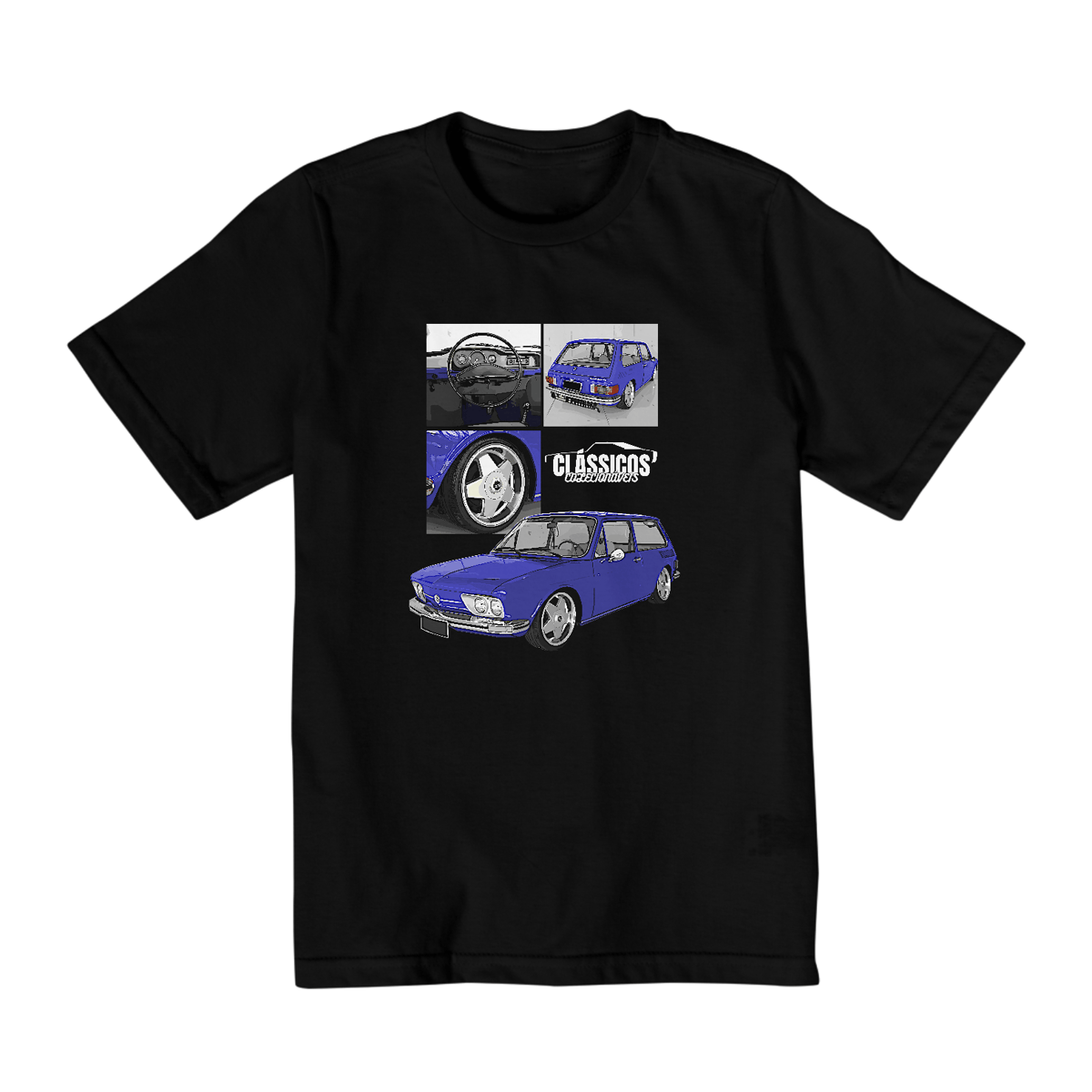 Nome do produto: Camiseta Infantil VW Brasilia