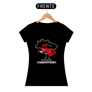 Camiseta feminina Herói Caminhoneiro Scania 113