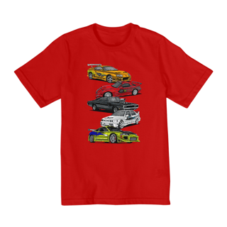 Nome do produto Camiseta Infantil Velozes e Furiosos