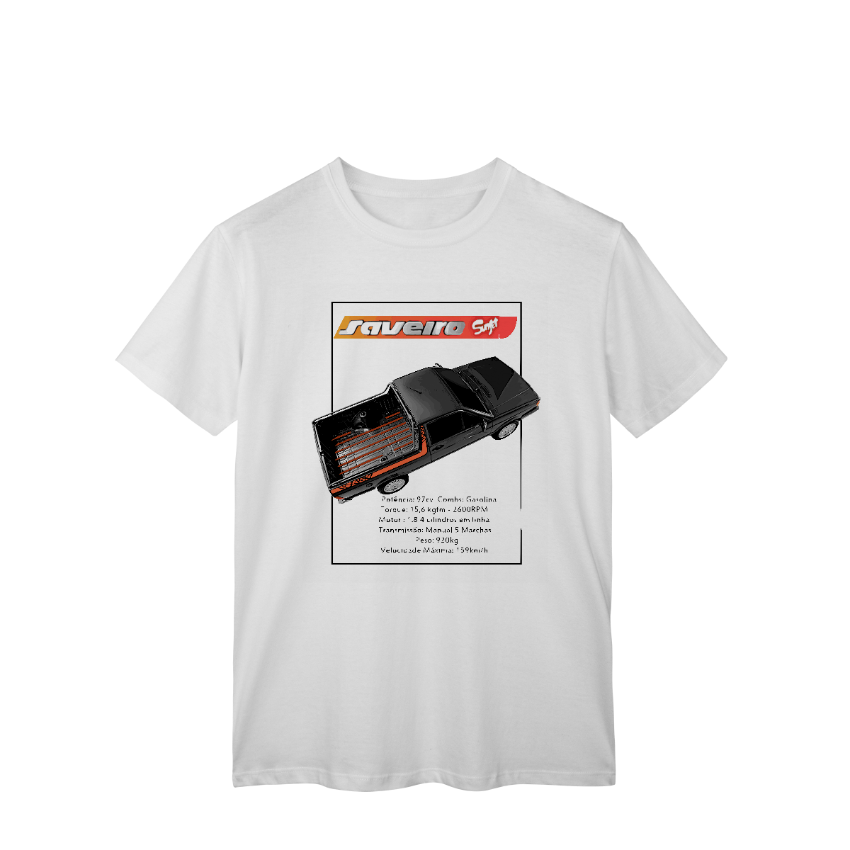 Nome do produto: Camiseta Saveiro Sunset Ficha Técnica