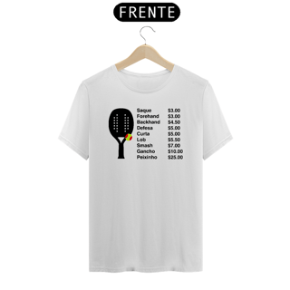 Camisa 100% Algodão - Cardápio