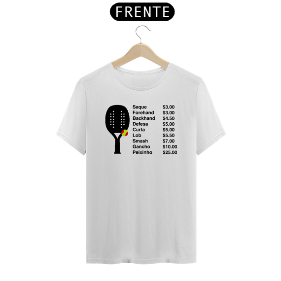 Camisa 100% Algodão - Cardápio