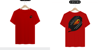 Nome do produto Camisa 100% Algodão - On Fire (Frente e Costas)