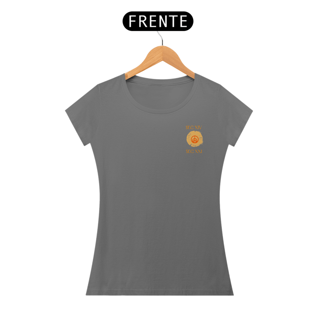 Nome do produto: Camiseta feminina áurea-renascença