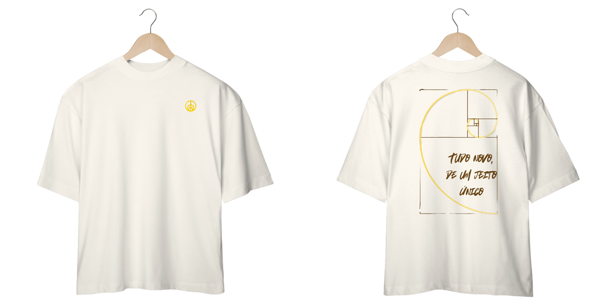 Nome do produto: Camiseta oversized espiral