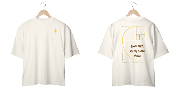 Camiseta oversized espiral