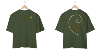 Nome do produto Camiseta oversized espiral